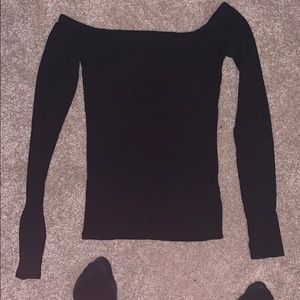 off the shoulder shirt